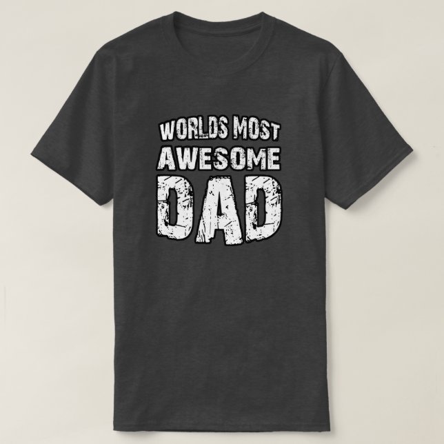 Fantastischste Vater der Welt der T-Shirt (Design vorne)