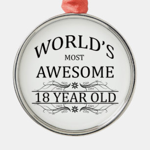 Fantastischsten 18 Jährigen der Welt die Ornament Aus Metall