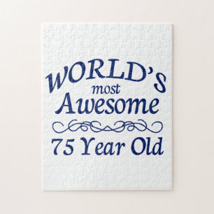 Fantastischsten 75 Jährigen der Welt die Puzzle