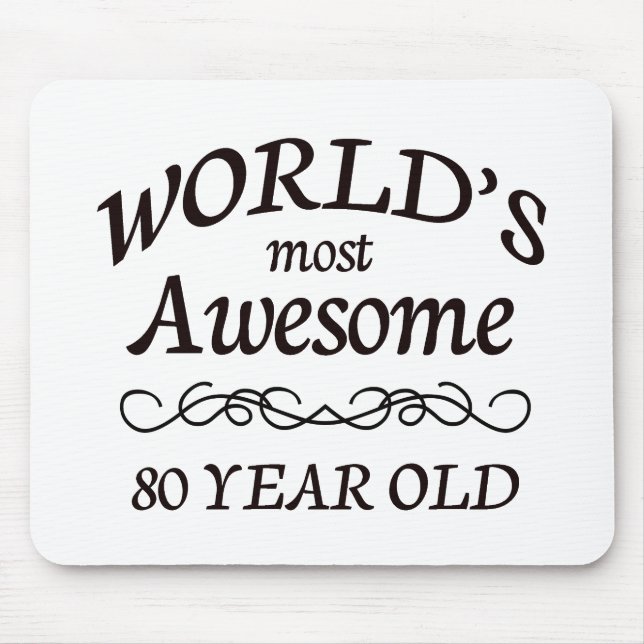Fantastischsten 80 Jährigen der Welt die Mousepad (Vorne)