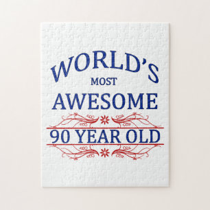 Fantastischsten 90 Jährigen der Welt die Puzzle