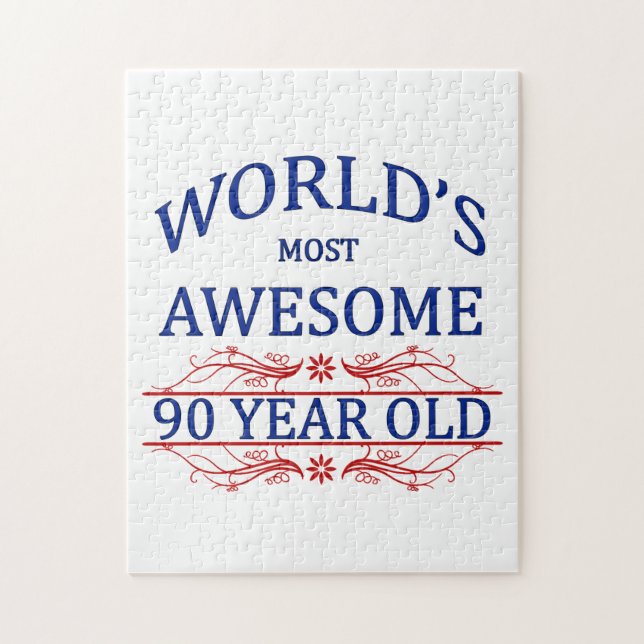 Fantastischsten 90 Jährigen der Welt die Puzzle (Vertikal)