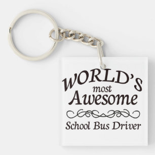 Fantastischster Bustreiber der Welt Schul Schlüsselanhänger