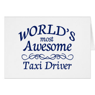 Fantastischster das Taxi-Fahrer der Welt