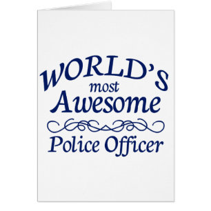 Fantastischster die Polizei-Offizier der Welt