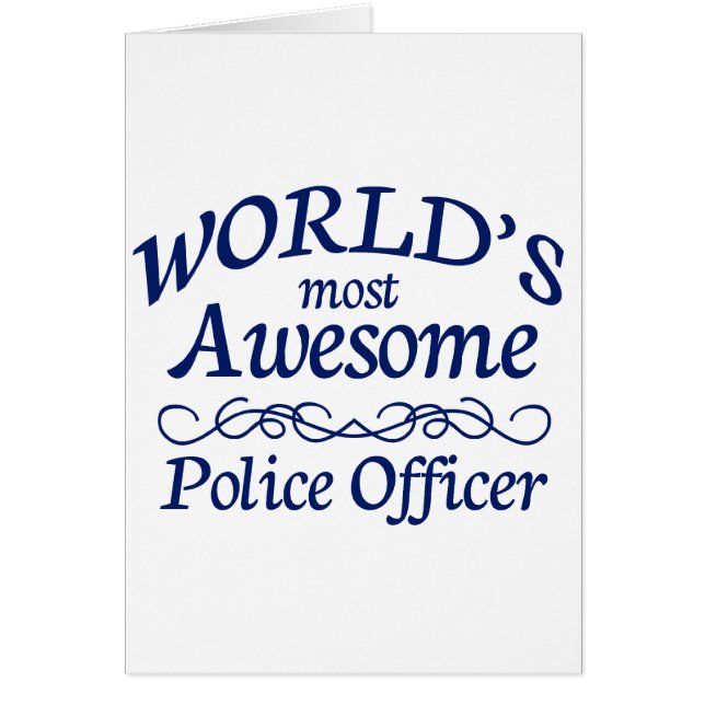 Fantastischster die Polizei-Offizier der Welt (Vorne)