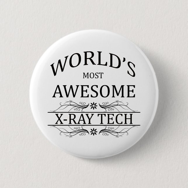 Fantastischster Tech der Welt der Röntgenstrahl Button (Vorderseite)