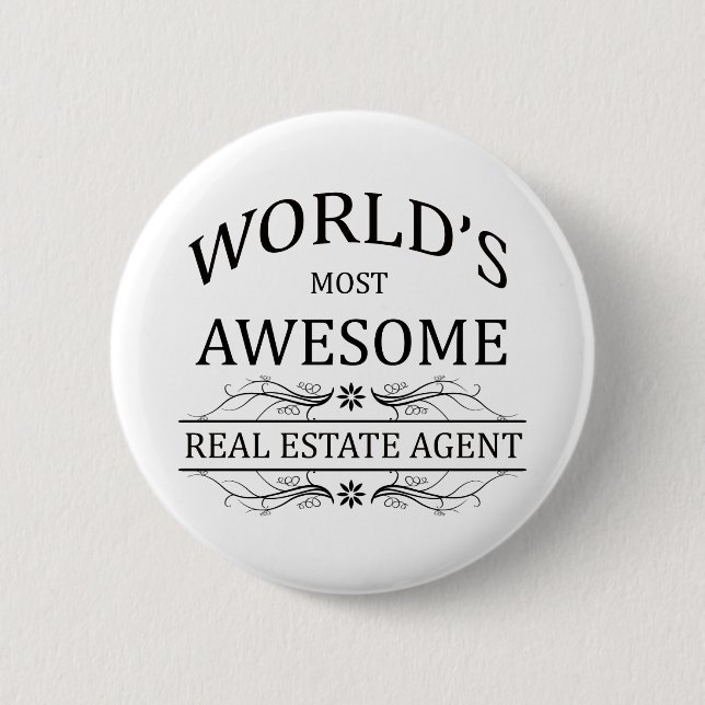 Fantastischster wirklicher das Anwesen-Agent der Button (Vorderseite)