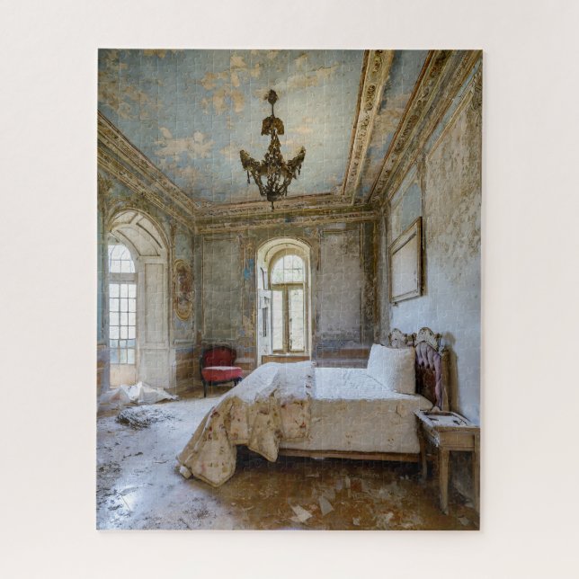 Fantasy Abandoned Chateau Bedroom Puzzle (Vertikal)