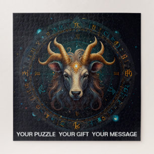 Fantasy Abstrakt Celestiac Zodiac Sign Dreamscape Puzzle