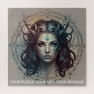 Fantasy Abstrakt Celestiac Zodiac Sign Dreamscape Puzzle