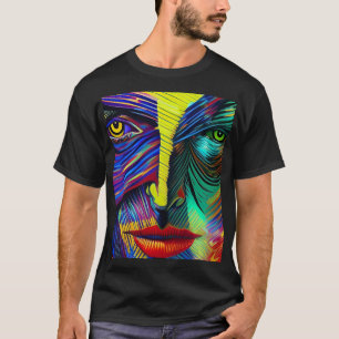 Fantasy abstrakt Portrait T-Shirt