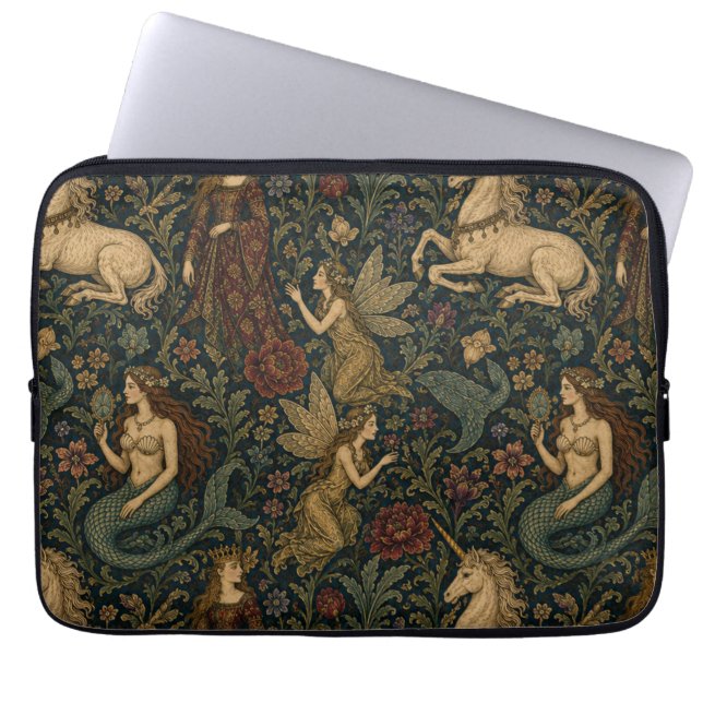 Fantasy Akademia Weiblich  Laptopschutzhülle (Vorderseite)