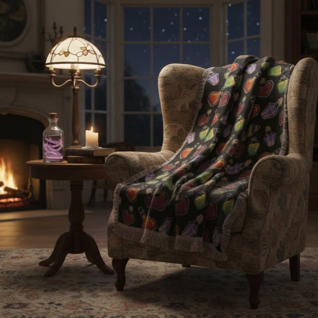 Fantasy Alchemy Inspiriert Throw Blanket Decke (Von Creator hochgeladen)