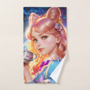 Fantasy-Alice im Wunderland Badhandtuch Set
