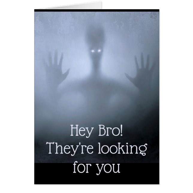 Fantasy Alien Fog Brother Birthday Suchen Sie nach (Vorne)