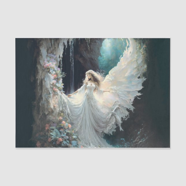 Fantasy Angel Seidenpapier (Vorderseite)