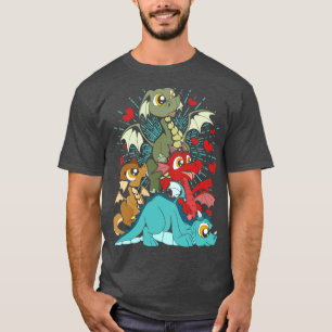 Fantasy Animal Mythische Kreatur Lover Niedlich Dr T-Shirt