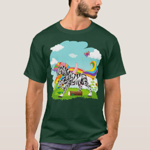 Fantasy Animal Niedlich Unicorn Lover Zoo Tier Zeb T-Shirt