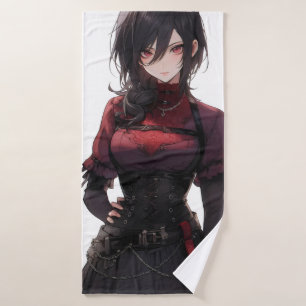 Fantasy Anime Hübsch Girl Badehandtuch