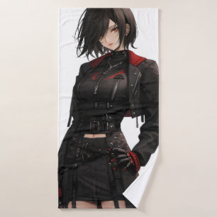 Fantasy-Anime-Mysterious-Girl Badehandtuch
