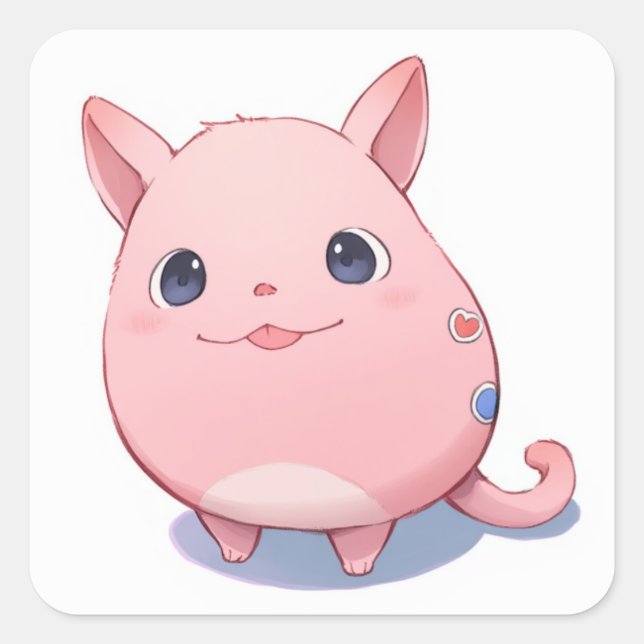 Fantasy Anime Sticker (Vorderseite)