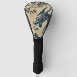 Fantasy Antiqued Dragons Persönliche Golf Headcover