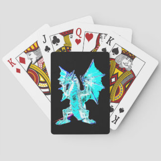 Fantasy Aqua Blue Dragon Spielkarten