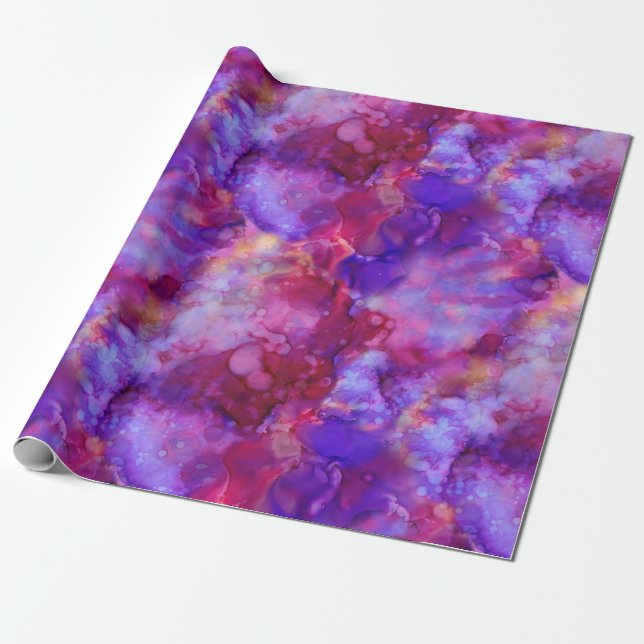 Fantasy Aquarellen, warme Farben: Geschenkpapier (Ungerollt)