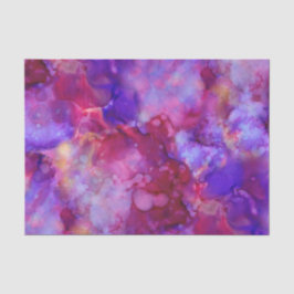 Fantasy Aquarellen, warme Farben: Seidenpapier