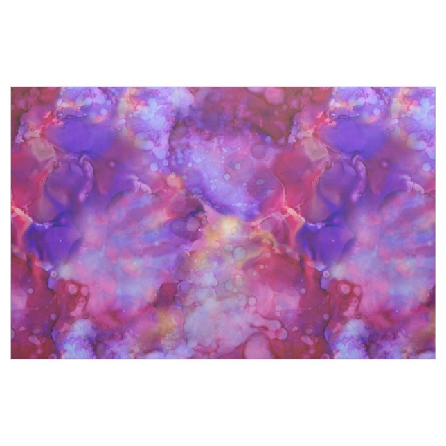 Fantasy Aquarellen, warme Farben: Stoff (Fat Quarter (45,7 x 55,9 cm))