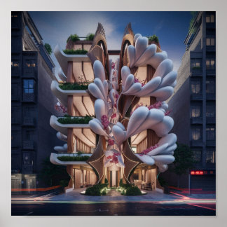 Fantasy Architecture Poster