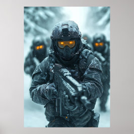 FANTASY-ARmee IM KÜHLSSTEN GEBIET Poster