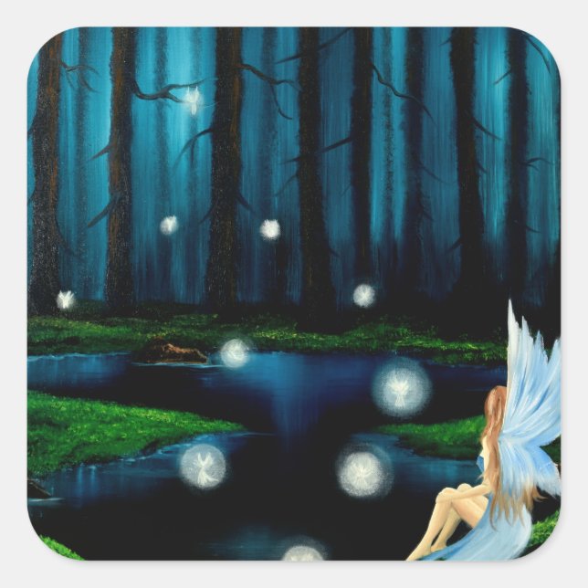 Fantasy Art Fairy Sticker (Vorderseite)