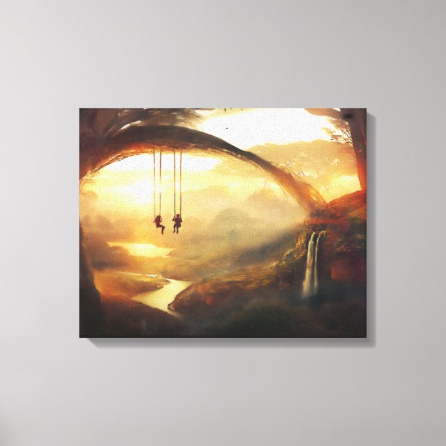 Fantasy Art Premium Wrapped Canvas (Gloss) Leinwanddruck (Vorderseite)