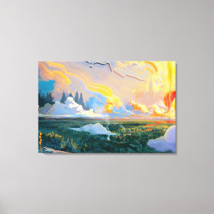 Fantasy Art Premium Wrapped Canvas (Gloss) Leinwanddruck