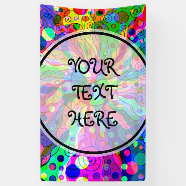 Fantasy Art skizzieren - Abstrakt Neon Shift 1 Banner (Vertikal)