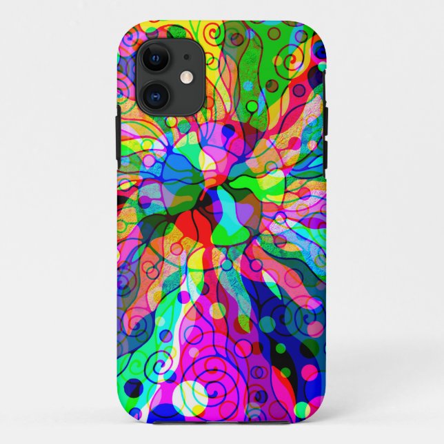 Fantasy Art skizzieren - Abstrakt Neon Shift 1 Case-Mate iPhone Hülle (Rückseite)