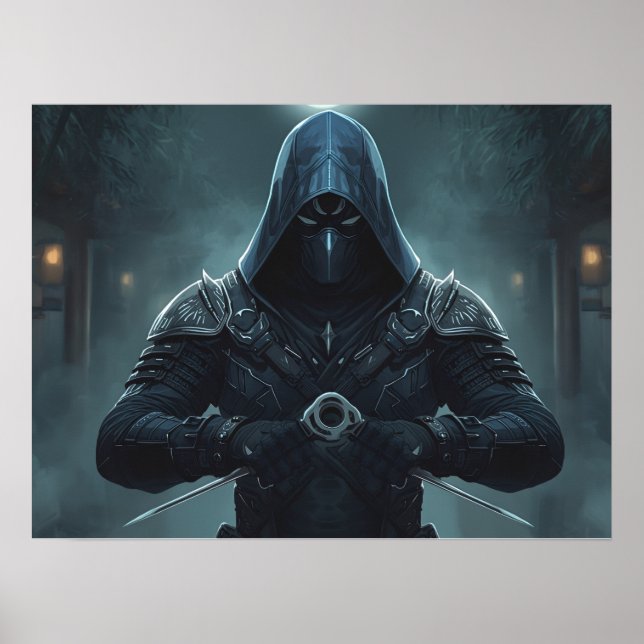 Fantasy Art: “The Whisperer of Arcane Shadows” Poster (Vorne)