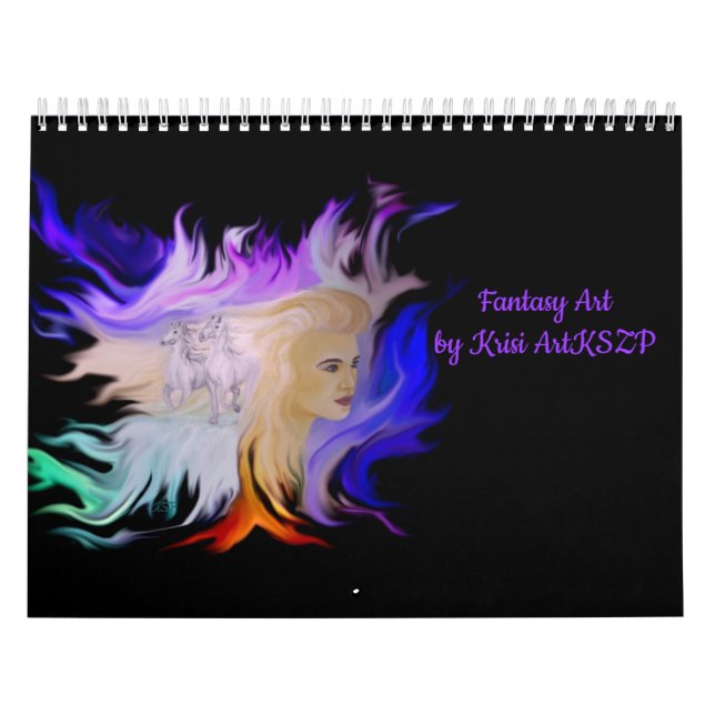 Fantasy Art von Krisi ArtKSZP Kalender (Titelbild)
