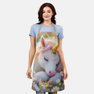 Fantasy Baby Unicorn Blume Schürze
