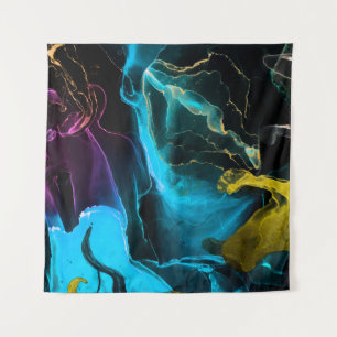 Fantasy Background. Makro Foto Paint. Faded Aweso Wandteppich