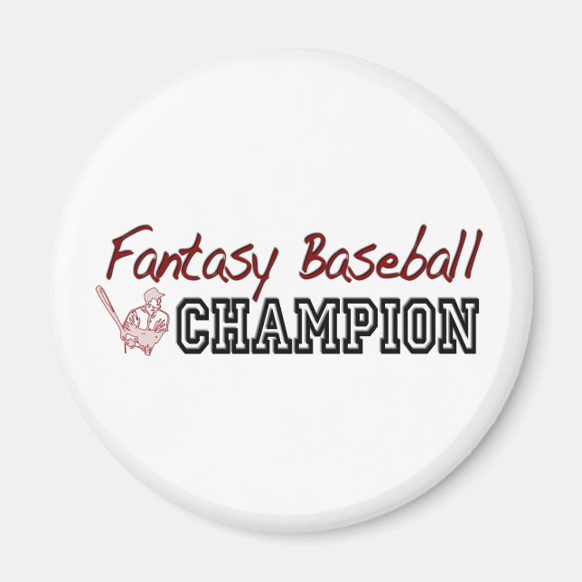 Fantasy Baseball Champion Magnet (Vorne)