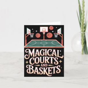 Fantasy-Basketball-Court-Magie-Entwurfsspielstil  Karte
