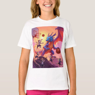 Fantasy-Basketballliga: Drache gegen Cats Hoops ar T-Shirt