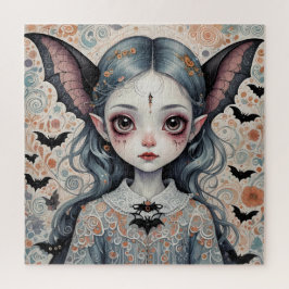 Fantasy Bat Girl Jigsaw Puzzle