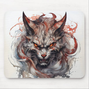 Fantasy Beast Cat Mousepad