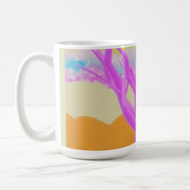 Fantasy-Bilderparade mit weichen Gipsfarben Kaffeetasse (Links)