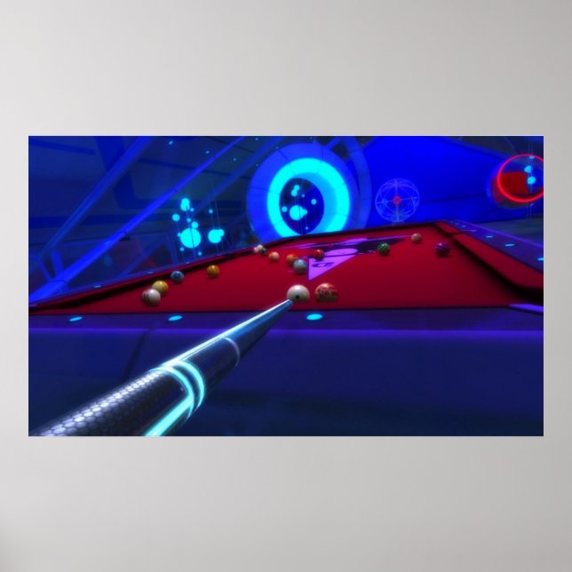 Fantasy Billiards Poster (Vorne)