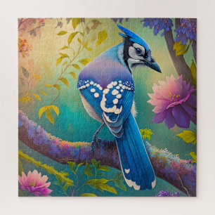 Fantasy Birds Blue Jay Puzzle